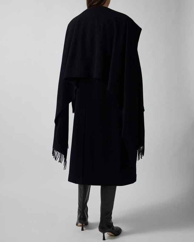 The Attico Coat Long Black IT 44 (EUR 40)