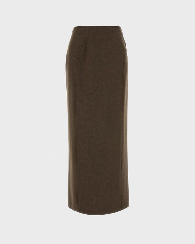 Jil Sander Skirt 148 Dark Brown IT 42 (EUR 38)
