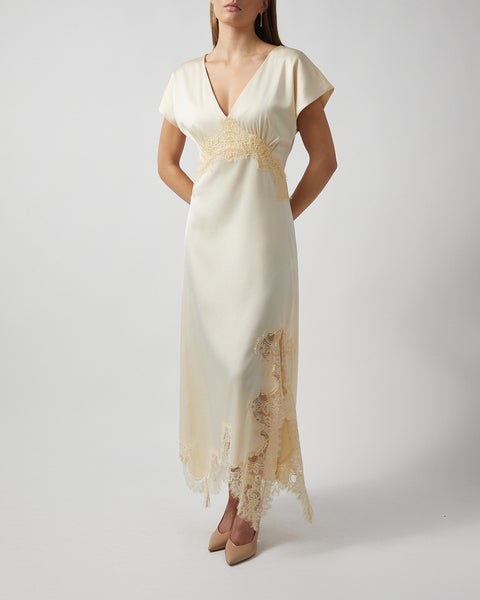 Dress Ray Lace Light yellow 2