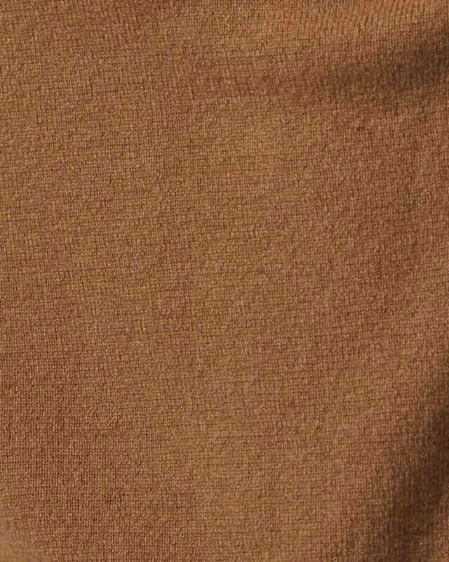 Wakakuu Icons Sweater Macy Zip Wool Camel L
