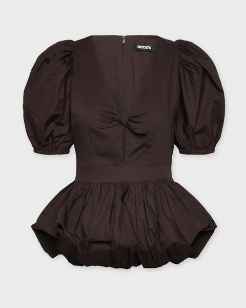 Blus Puff Sleeve Bubble Mole 1