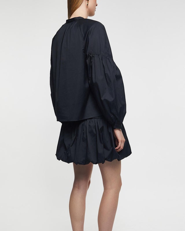 Ulla Johnson Blouse Rowena Long Sleeve Noir US 8 (EUR 40)