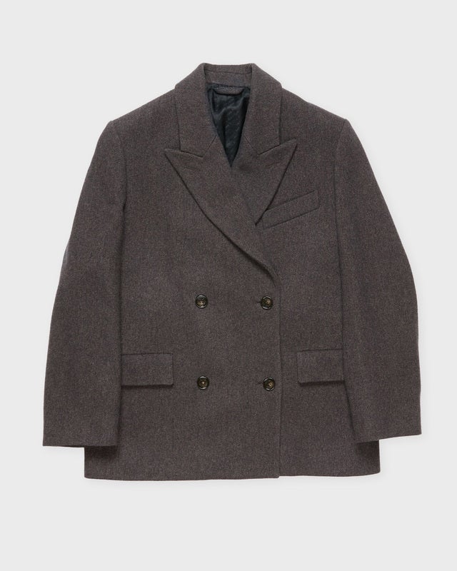 Acne Studios Blazer Twill Double-Breasted Brown 36