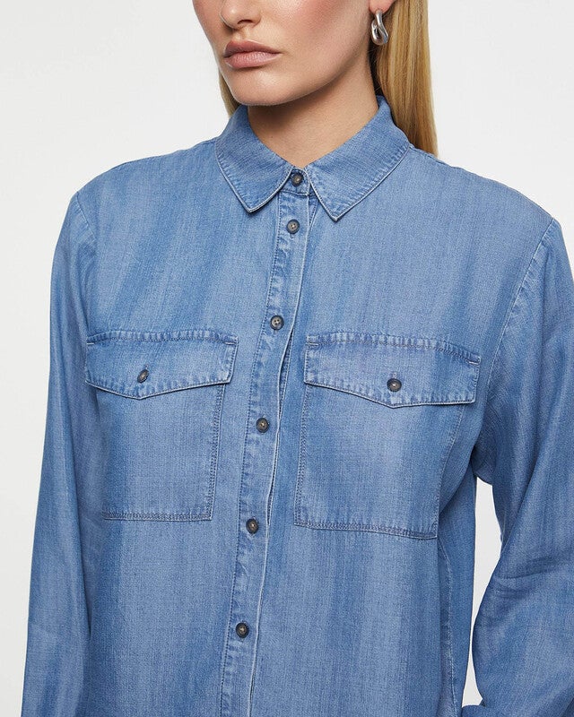7 For All Mankind Skjorta Dina  Denim L