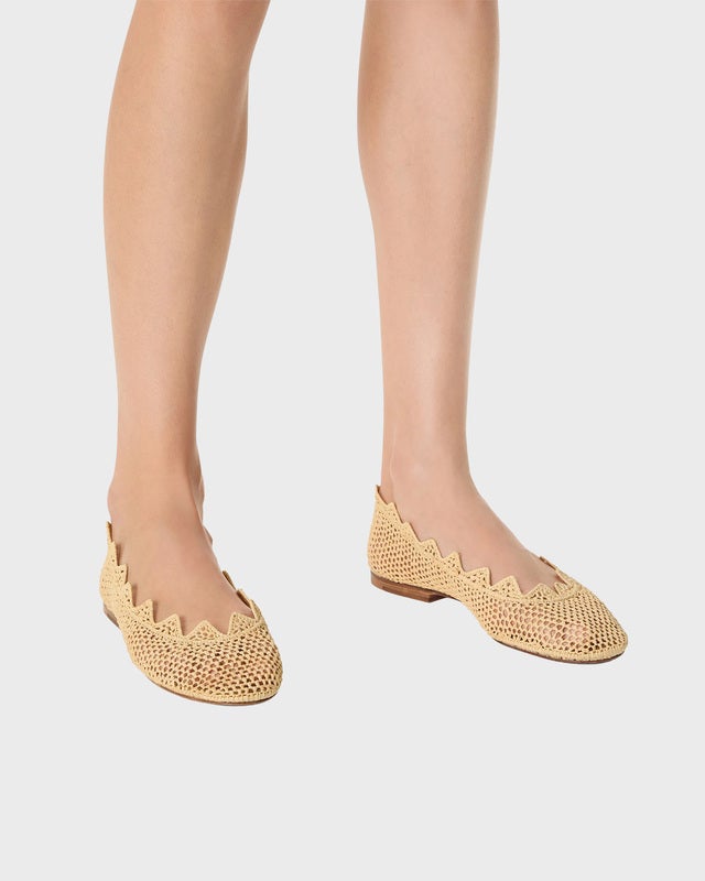 ODISSI Ballet Flats Harper Natural EUR 38