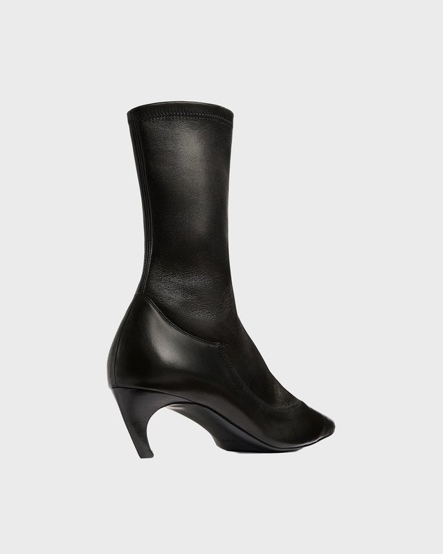 KHAITE Boot Valerie Mid Calf 55 Black EUR 40
