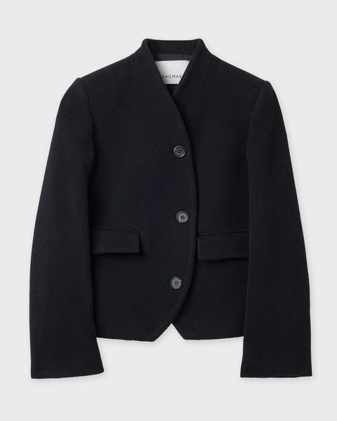 Jacket Short Curved Black 1