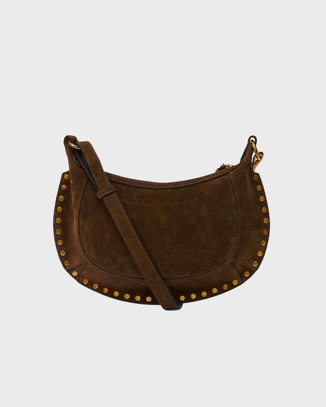 Isabel Marant Bag Oskan Moon Suede Bronze ONESIZE