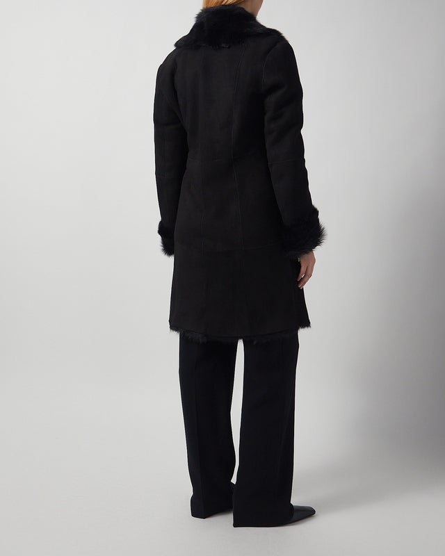 Nour Hammour Coat Joni Midlength Black FR 38 (EUR 36)