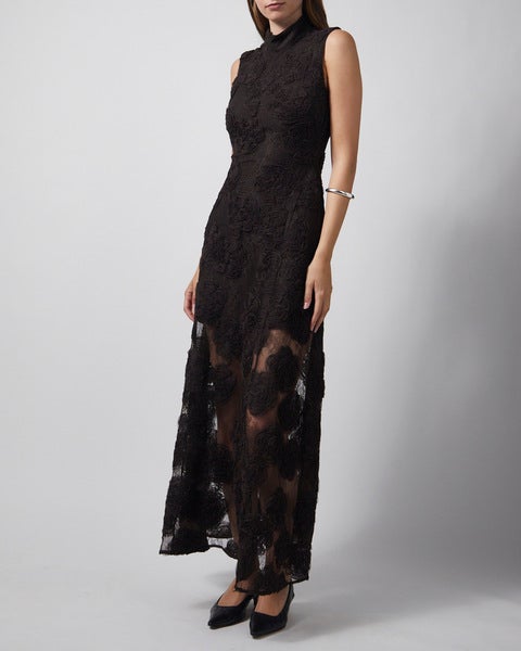 Dress 3D Flower Maxi Mole 2