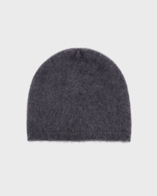 LISA YANG Brushed Beanie Granit ONESIZE