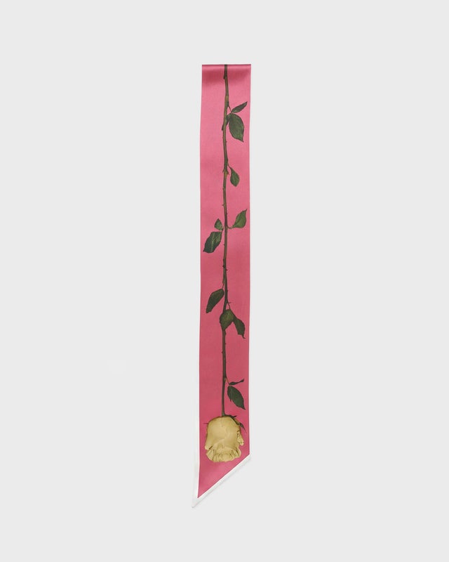 Acne Studios Scarf Thin Silk Satin Pink ONESIZE