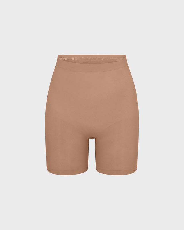 Skims Shorts Seamless Sculpt Mid Thigh Sienna L