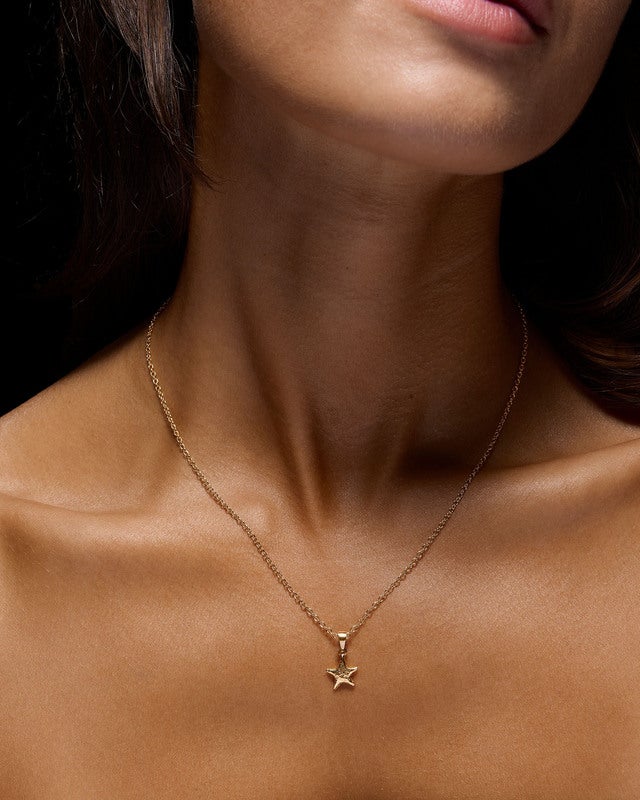 Maria Nilsdotter Halsband Tiny Tuvstarrs Star Guld ONESIZE