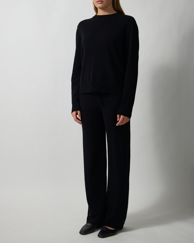 Soft Goat Set Cashmere Black XL