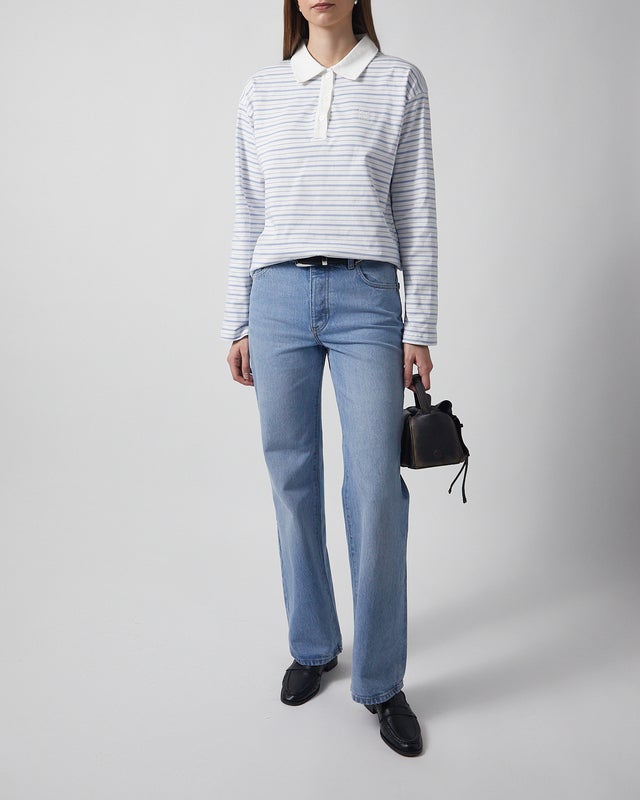 Camilla Pihl Shirt Elmer Polo  Light blue M