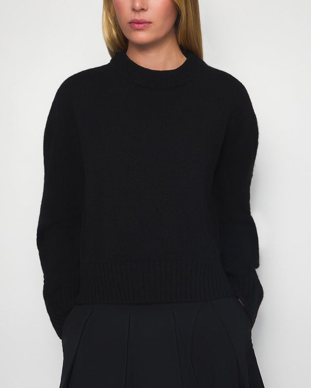 Wakakuu Icons Sweater Dublin Wool Cashmere Black XS