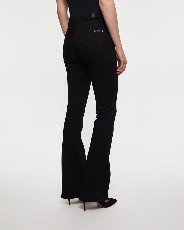 7 For All Mankind Jeans Bootcut Rinsed Black Black wash 30