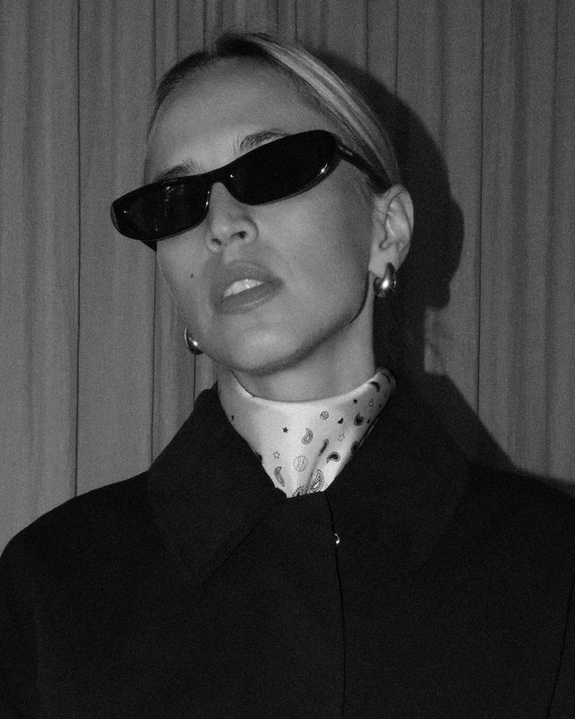 Le Scarf  Svart/beige ONESIZE