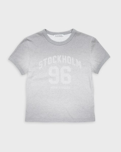 T-Shirt Logo Washed Stockholm 96  Grey XS 1