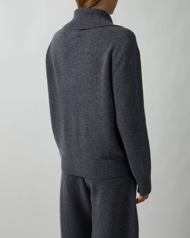 LISA YANG Cardigan Denie Cashmere Granit 1 (S-M)
