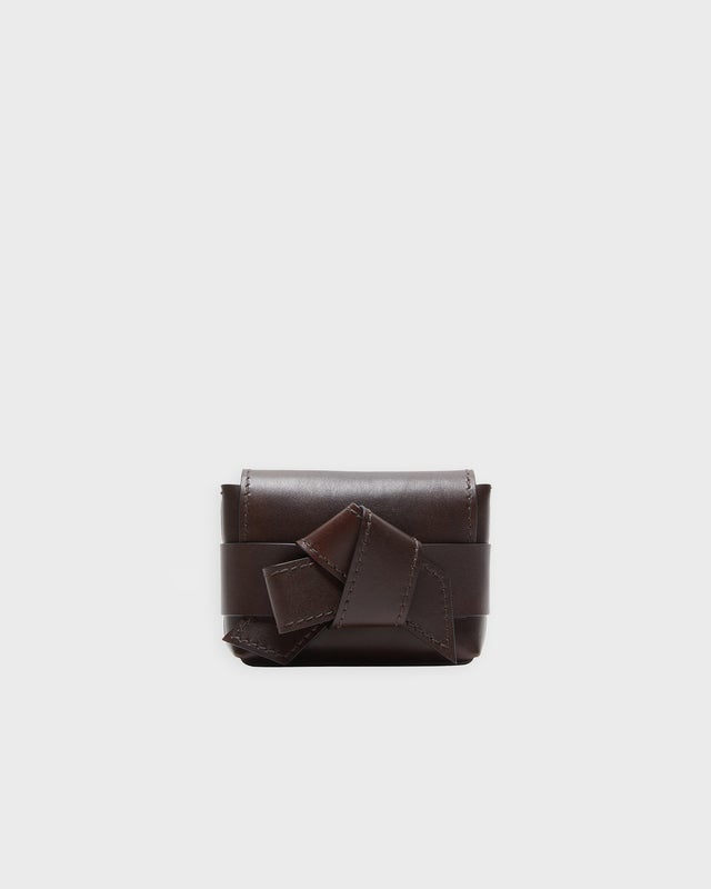 Acne Studios Bag Musubi Knot Mini Crossbody Dark brown ONESIZE