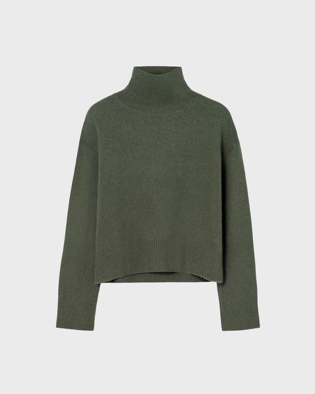 Camilla Pihl Sweater Abigail Knit Olive XS