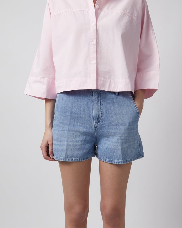 7 For All Mankind Shorts Iris  Light blue wash 27