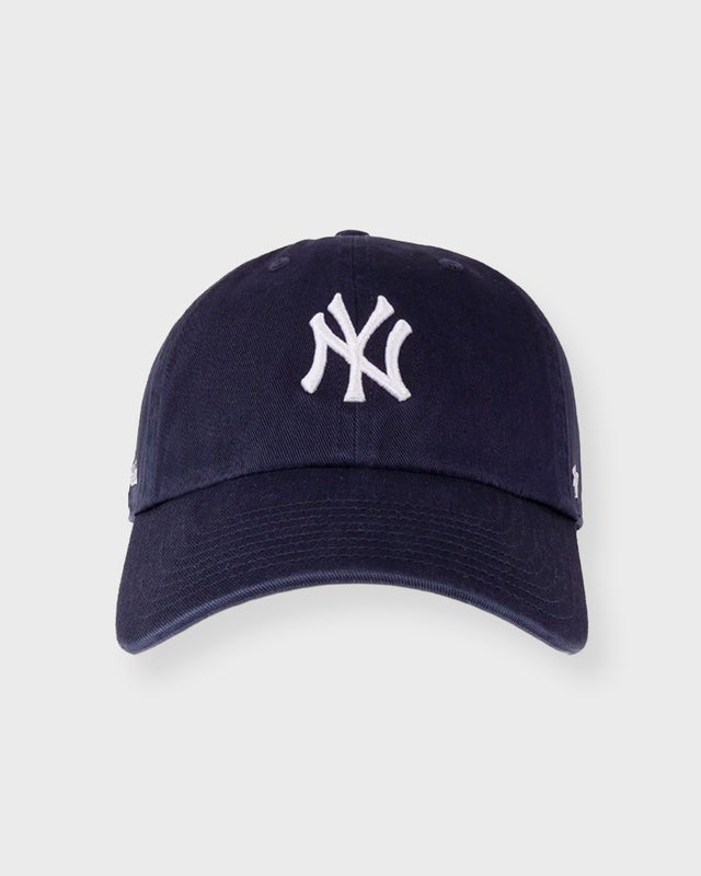 Sporty & Rich Hat Yankees Serif  Navy ONESIZE