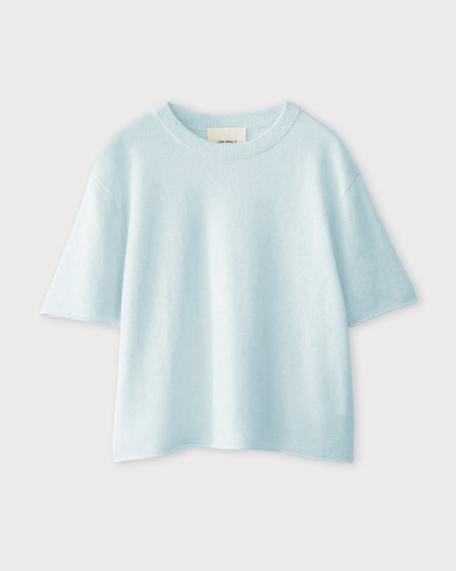 LISA YANG T-shirt Cila Cashmere Blå 2 (M-L)