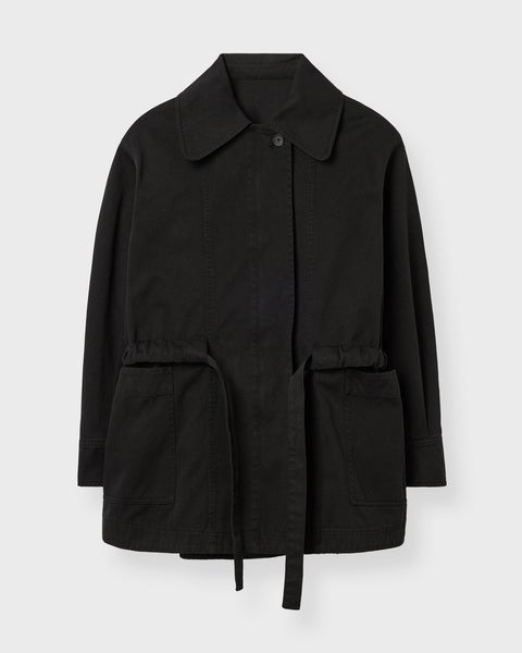 Jacket Field Cotton Washed black 1