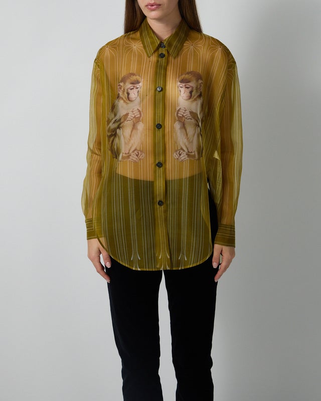 KHAITE Top Goya Print S