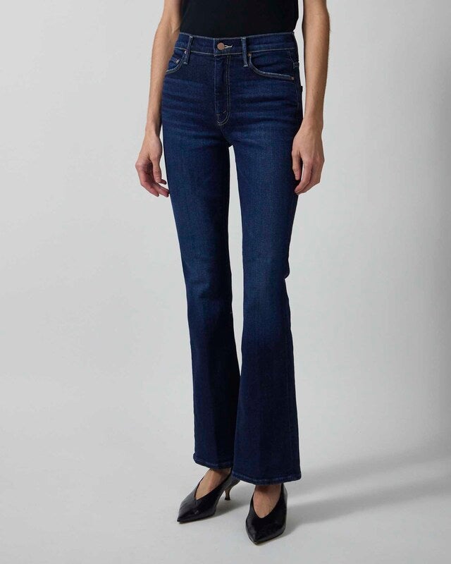 Mother Denim Jeans The Weekender Dark Blue Wash 25