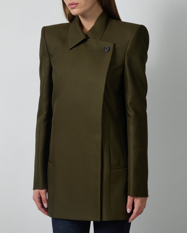 KHAITE Jacket Armair Dark Green US 6 (EUR 38)