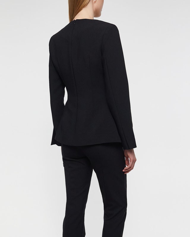 Malina Blouse Athina Tailored Long Sleeve Black 42