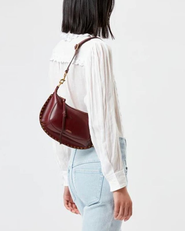 Isabel Marant Bag Oskan Moon Burgundy  ONESIZE