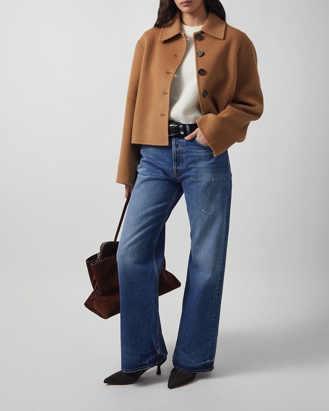 Wakakuu Icons Jacket Crop Wool Camel XS