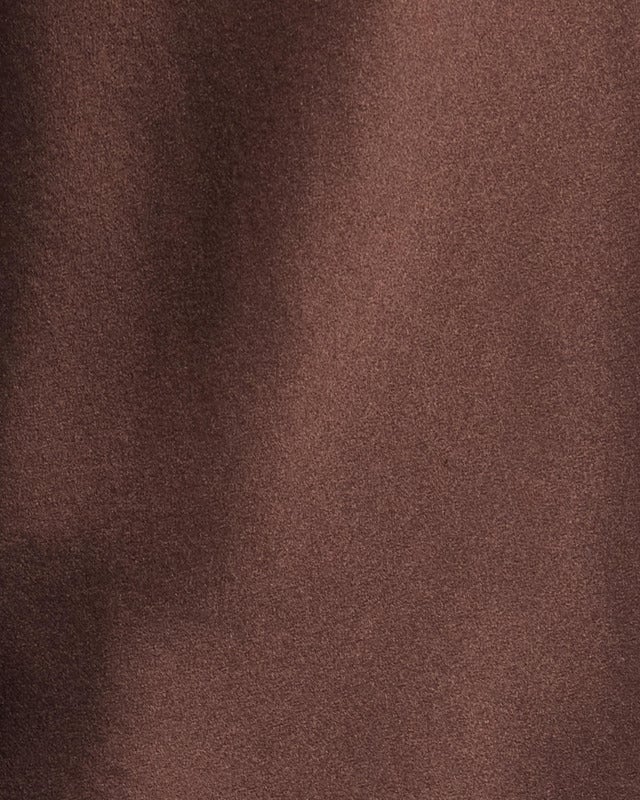 Vince Blouse Silk Bias Long-Sleeve Espresso L