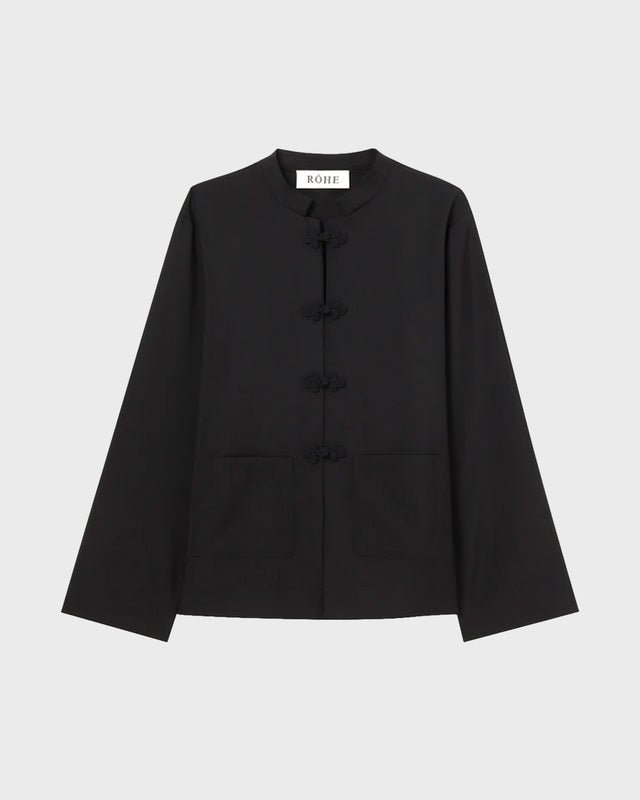 RÓHE Jacket Pankou Closure Black 34