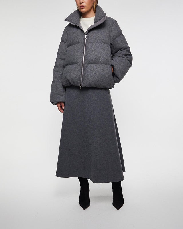 Wakakuu Icons Jacket Storm Puffer Wool Grey M
