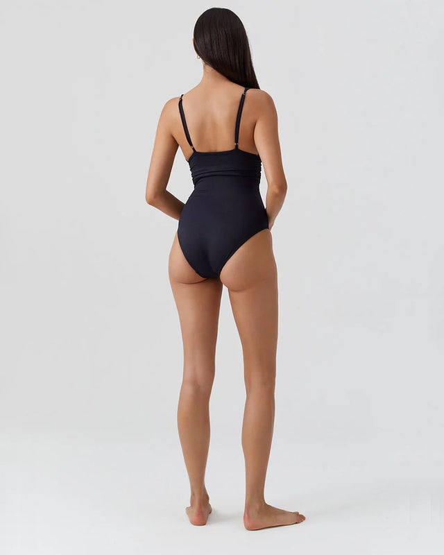 Melissa Odabash Swimsuit Panarea Black XL
