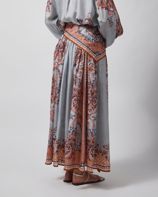 Zimmermann Skirt Midi Aster Scarf 0 (XS-S)
