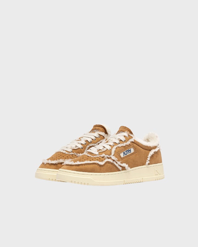 Autry Sneakers Medalist Low Shearling Cognac EUR 36