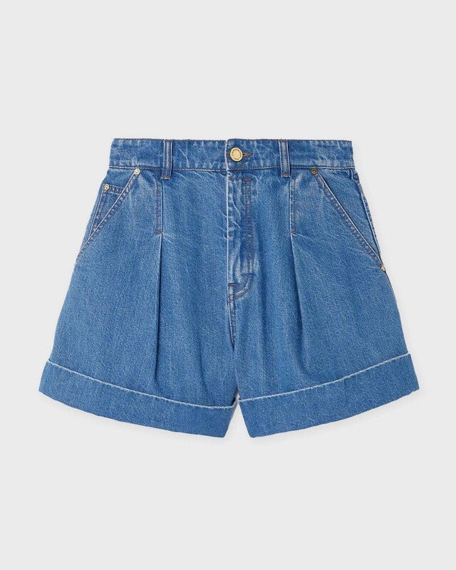 Zimmermann Shorts Denim Tailored Light blue 0 (XS-S)