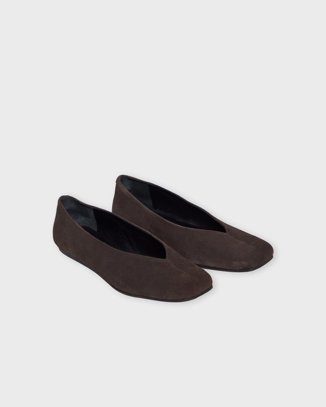 Wakakuu Icons Flats Suede Ballet  Brown EUR 39