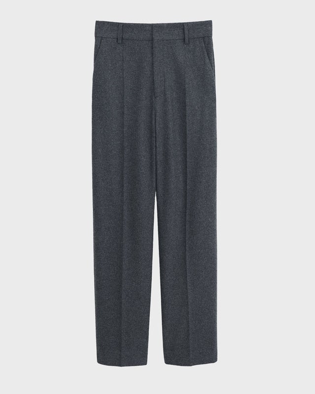 Filippa K Trousers Tapered Flannel Dark grey 36