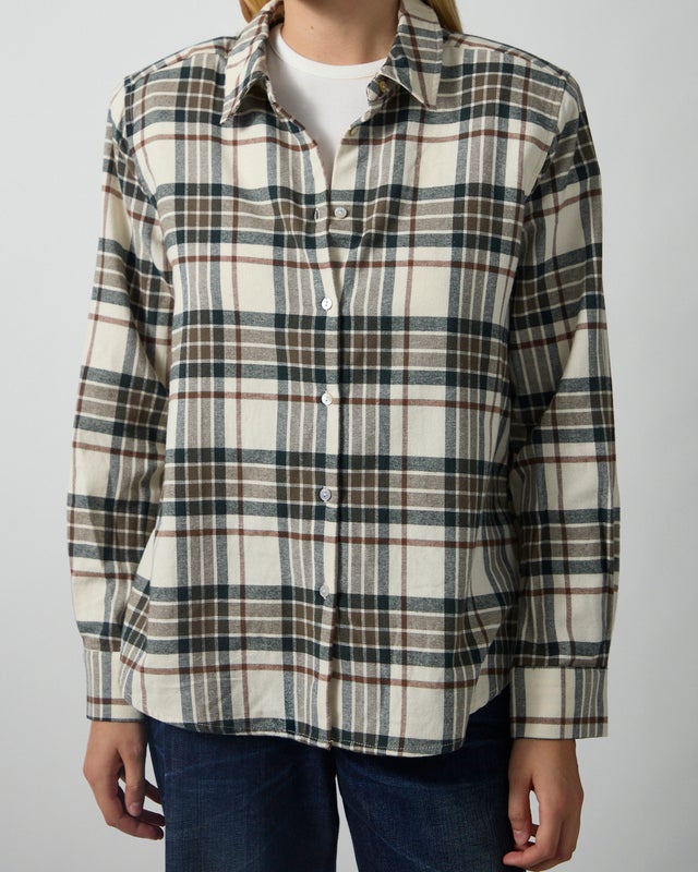 Camilla Pihl Shirt Joan Flannel Green 34