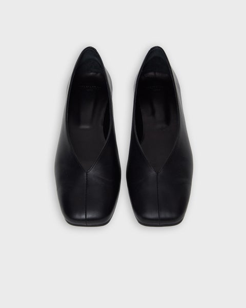  Flats Leather Ballet  Black 2