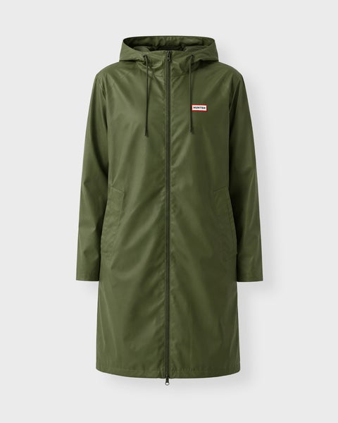 Coat Andrea PU Rain Dark green 1