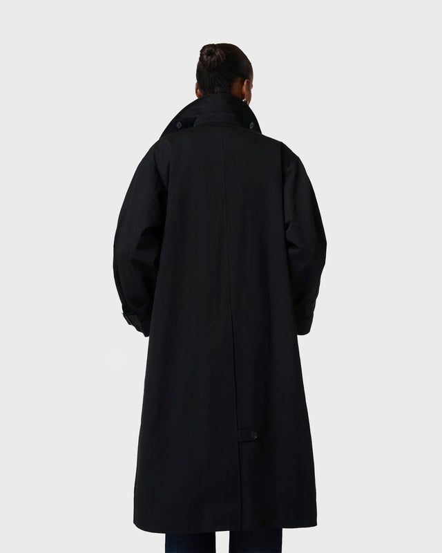 Hunter Coat Ley Long Black S